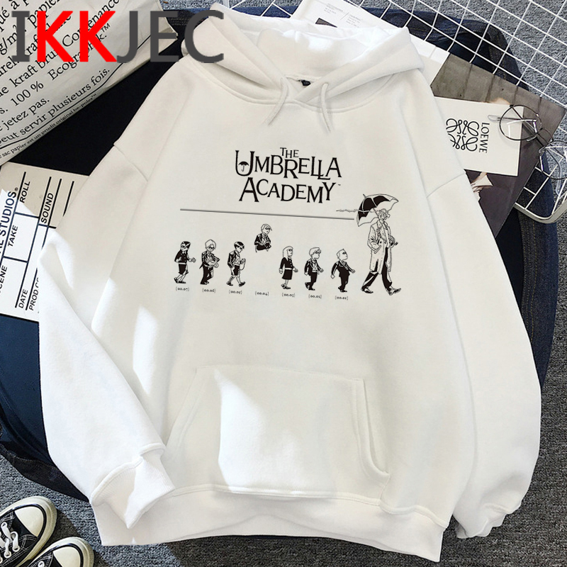 Winter Clothing Aesthetic - Bluzy z kapturem w stylu parasolowym