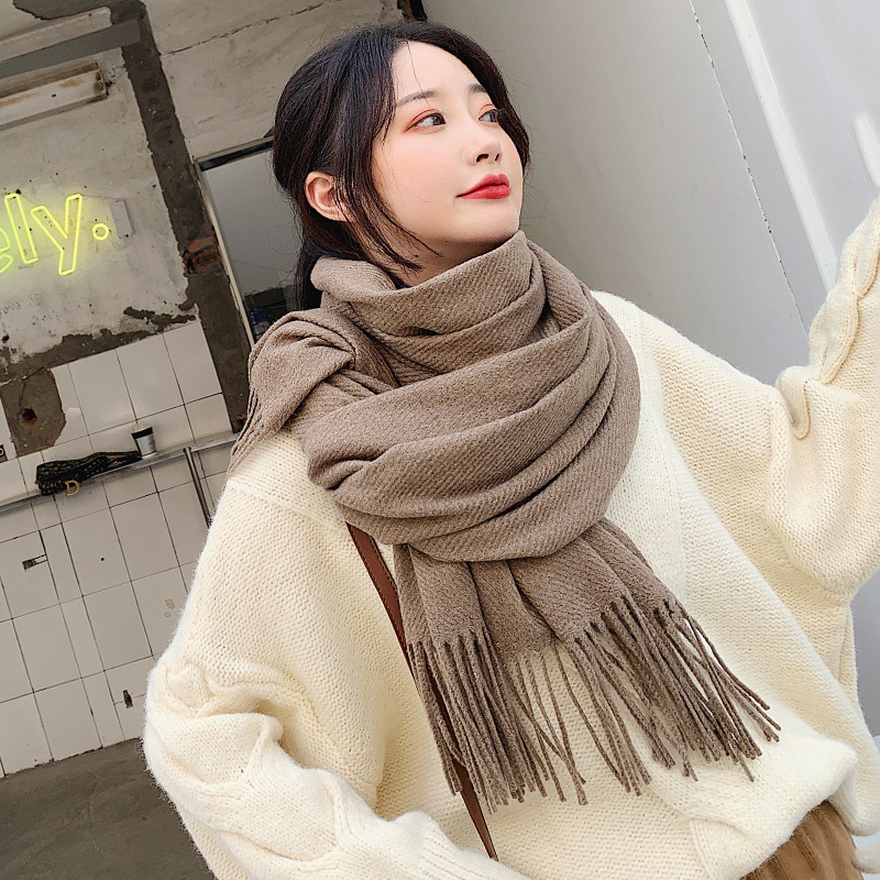 Cashmere Scarf Wrap - VISROVER nowy 20 kolorów kobieta zimowy