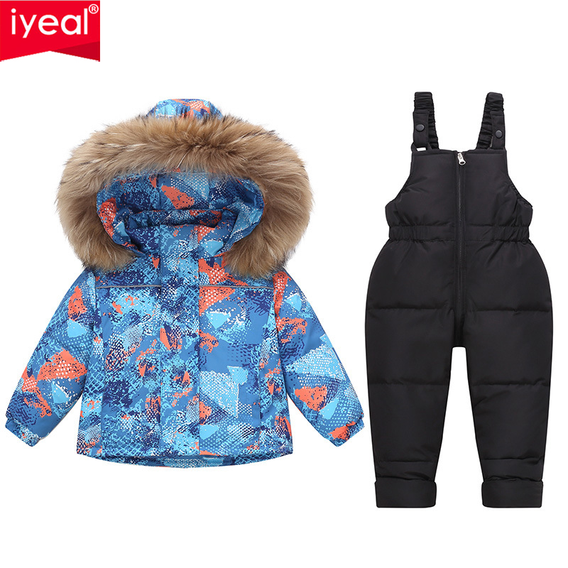 Winter Clothing Drawing - IYEAL Zimowy Chłopięcy Dziewczęcy Puchowy Płaszcz
