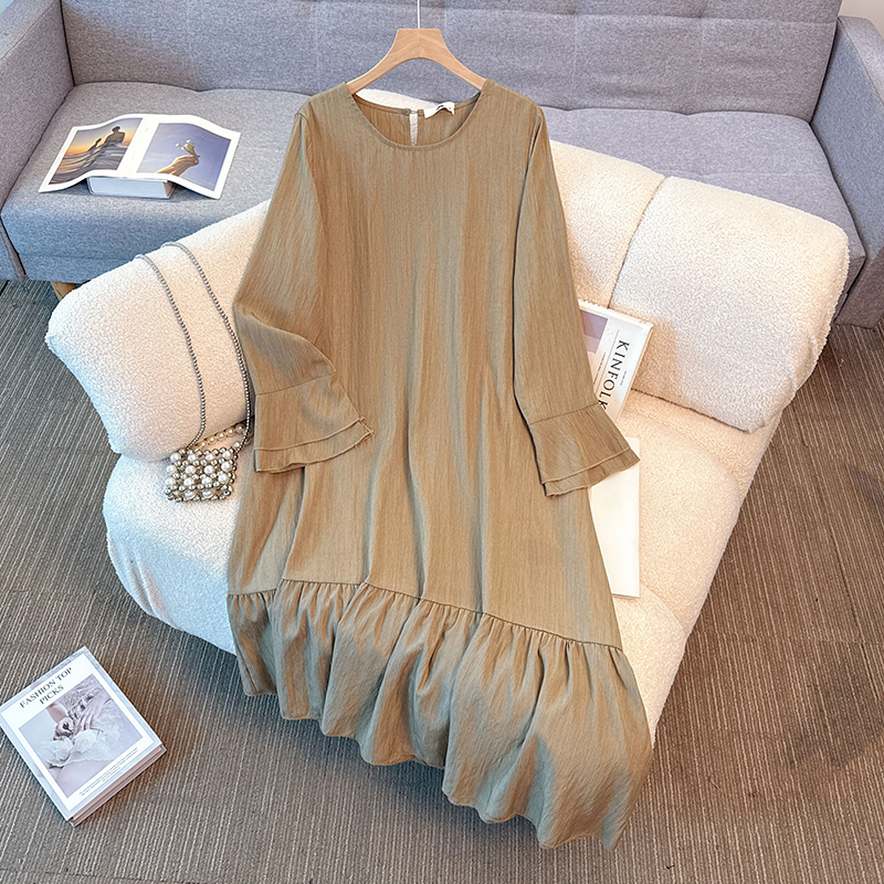 Winter Clothing For Plus Size Women - Elegancka, vintage'owa bluzka z okrągłym dekoltem,