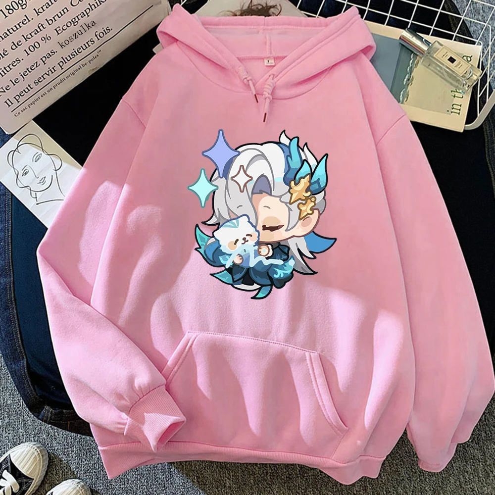 Winter Clothing Aesthetic - Bluza Anime Genshin Impact Neuvillette 2025