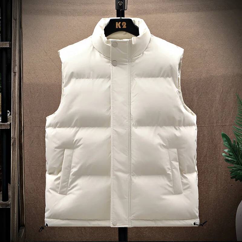 Winter Clothing Taiwan - Męska bawełniana kamizelka, puchowa kurtka bez