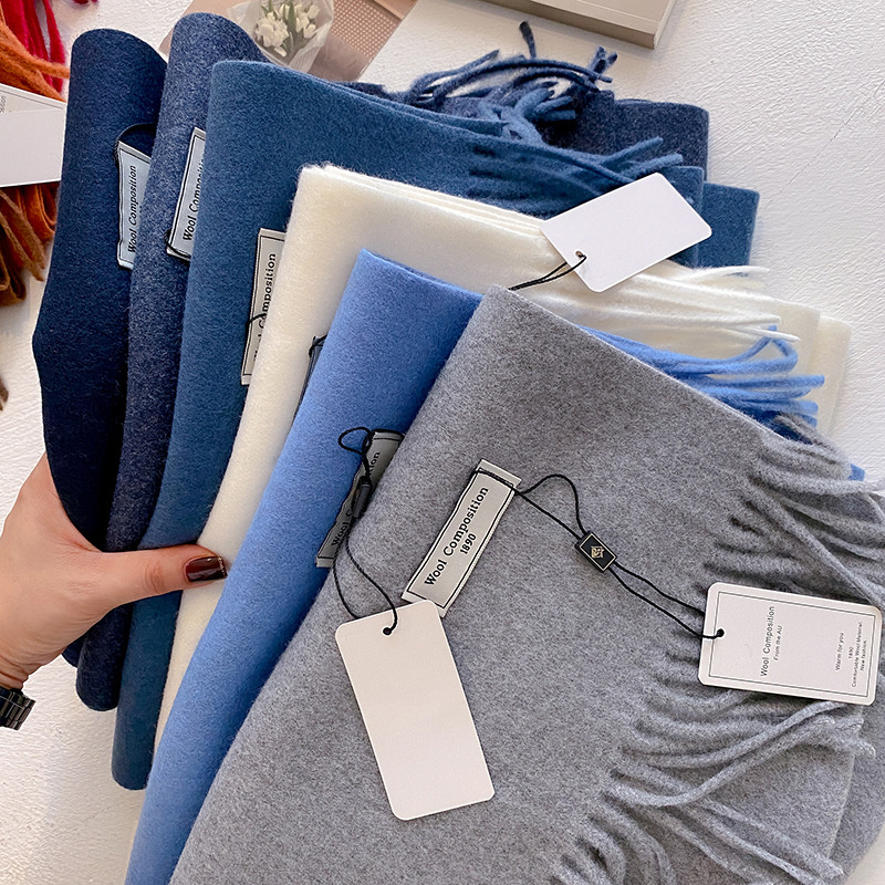 Cashmere Scarf Wrap - 2024 Zimowy szalik wełniany dla kobiet