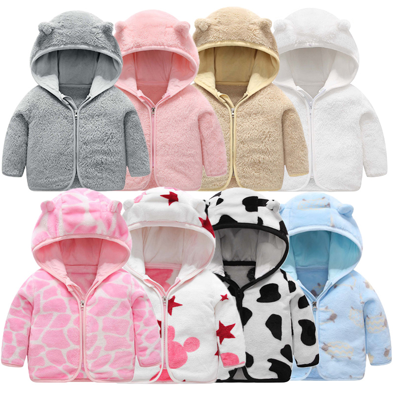 Winter Clothing 1 Year Old - Dziecięca kurtka flanelowa jesienno-zimowa dziewczynka ubrania