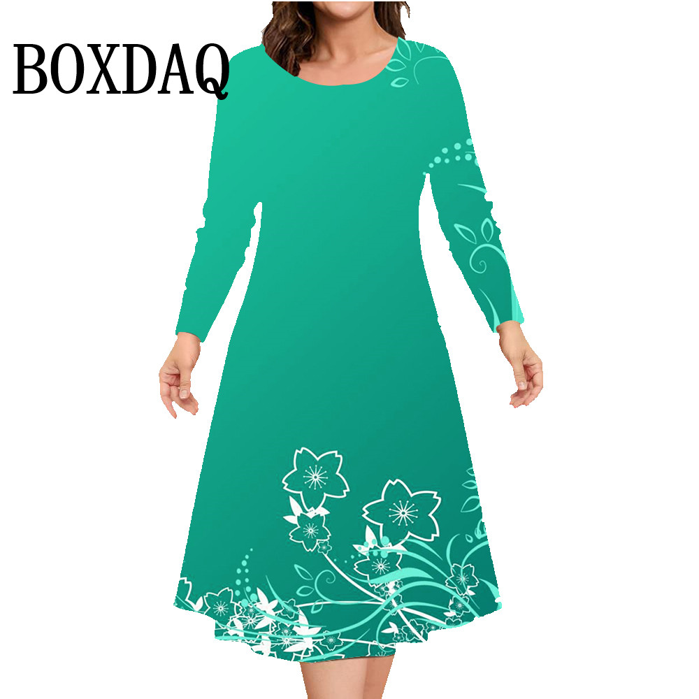 Jesienno-zimowa sukienka z dłu – Winter Clothing For Plus Size Women recenzja i cena