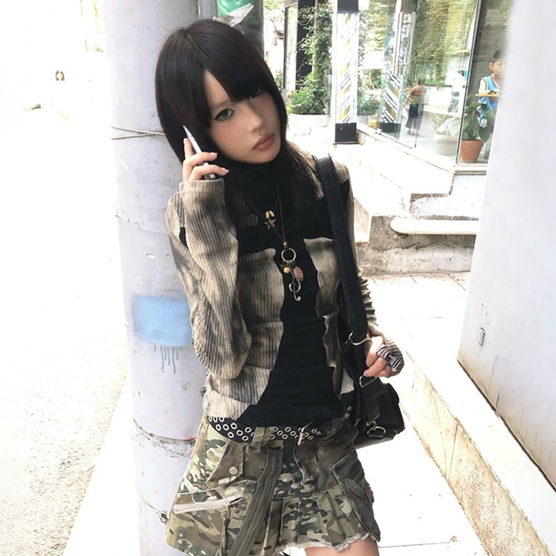 Karrram Japanese Y2k Ribbed To – Winter Clothing Aesthetic recenzja i cena