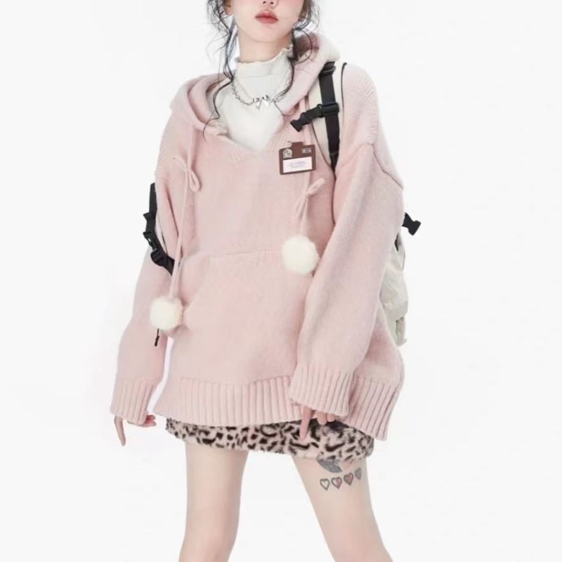 Swetry w stylu preppy Y2k z ka – Winter Clothing Drawing recenzja i cena