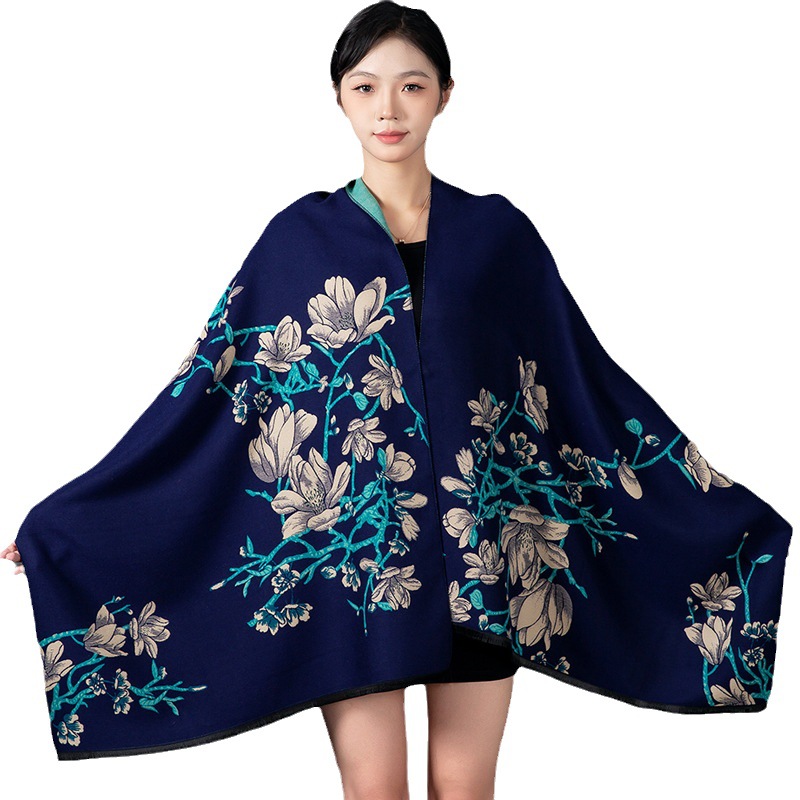 Damski Zimowy Szal Kaszmirowy  – Cashmere Scarf Wrap recenzja i cena