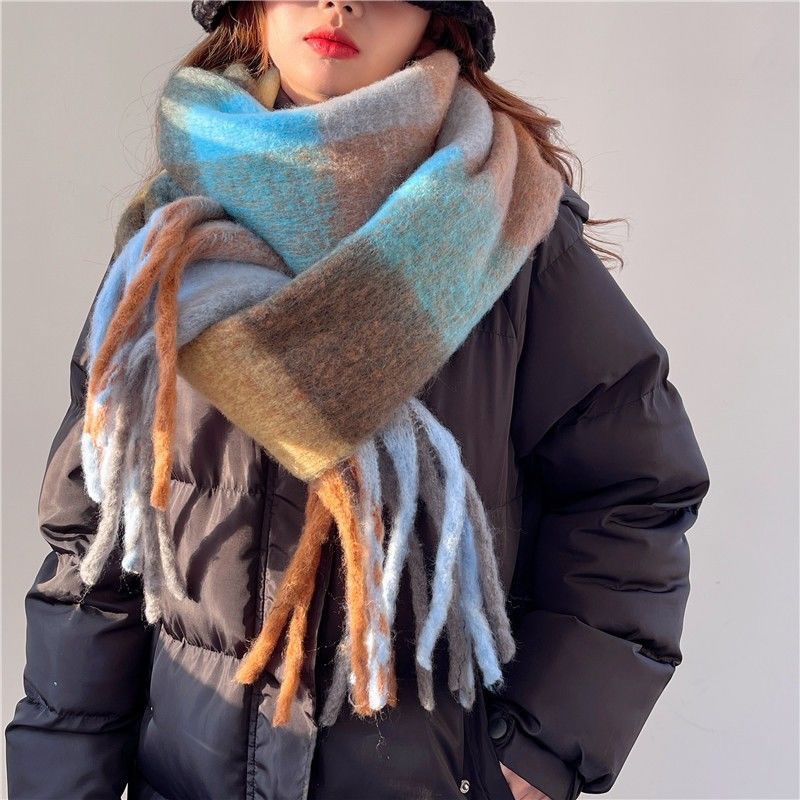 2025 nowy zimowy gruby ciepły  – Cashmere Scarf Wrap recenzja i cena