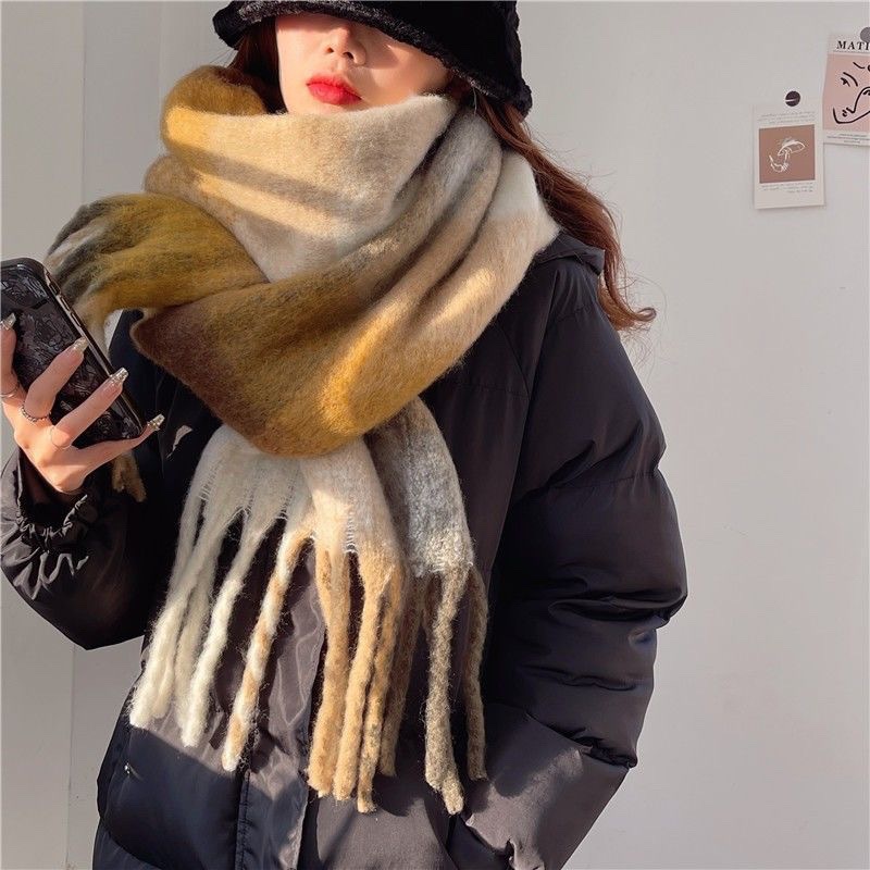 2025 nowy zimowy gruby ciepły  – Cashmere Scarf Wrap recenzja i cena