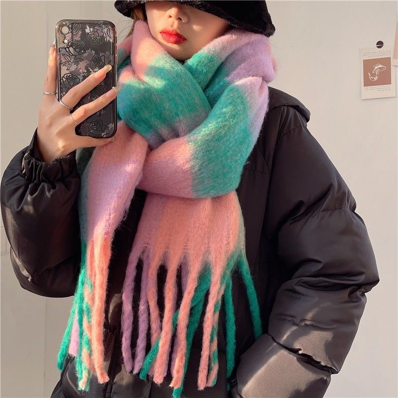 2025 nowy zimowy gruby ciepły  – Cashmere Scarf Wrap recenzja i cena