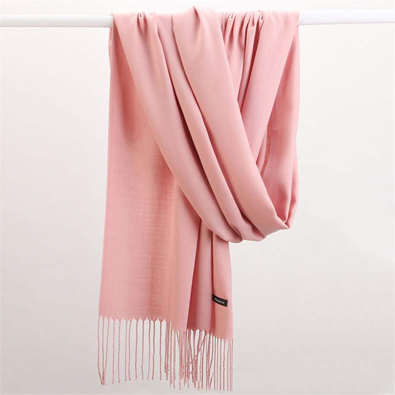 Moda Solid Color 2023 Szalik d – Cashmere Scarf Wrap recenzja i cena