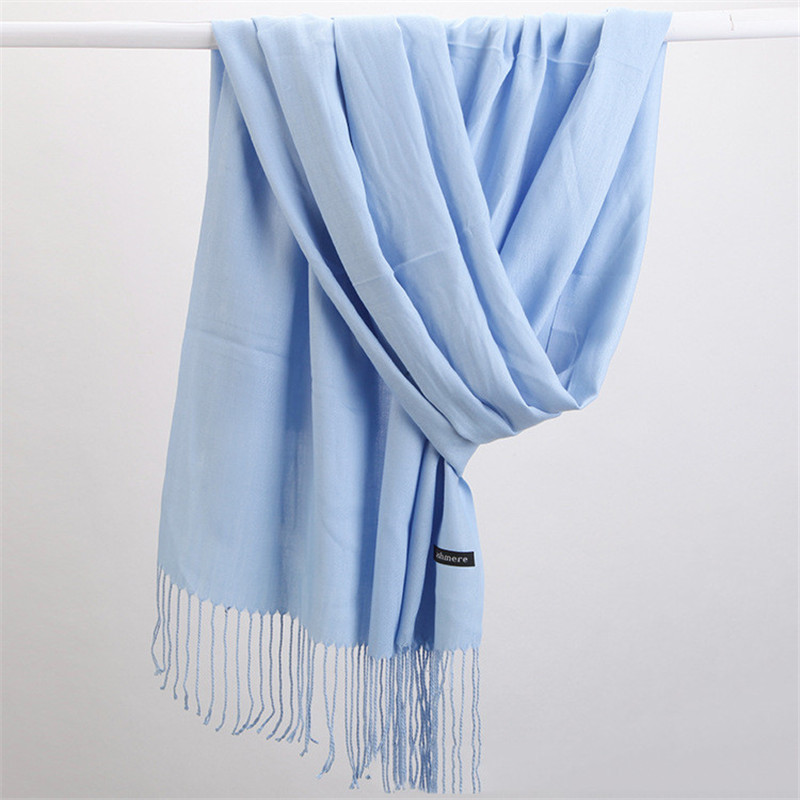 Moda Solid Color 2023 Szalik d – Cashmere Scarf Wrap recenzja i cena