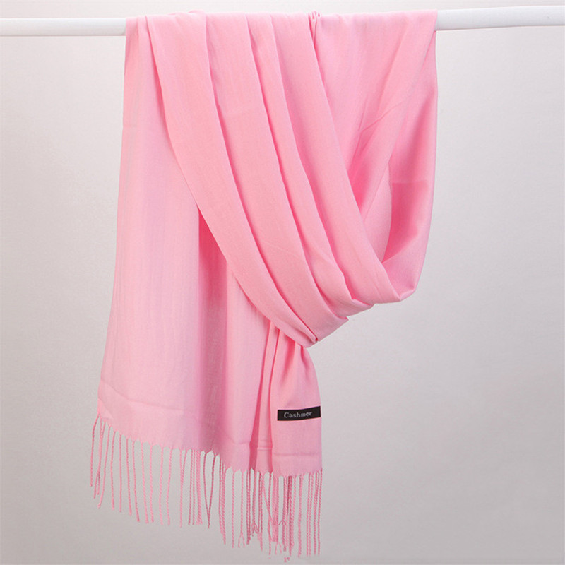 Moda Solid Color 2023 Szalik d – Cashmere Scarf Wrap recenzja i cena