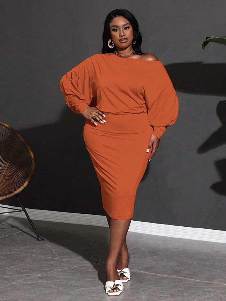 Sukienki jesienne i zimowe Plu – Winter Clothing For Plus Size Women recenzja i cena