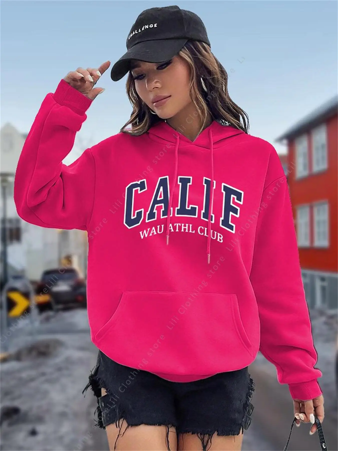 Damskie bluzy z kapturem Y2K K – Winter Clothing Drawing recenzja i cena