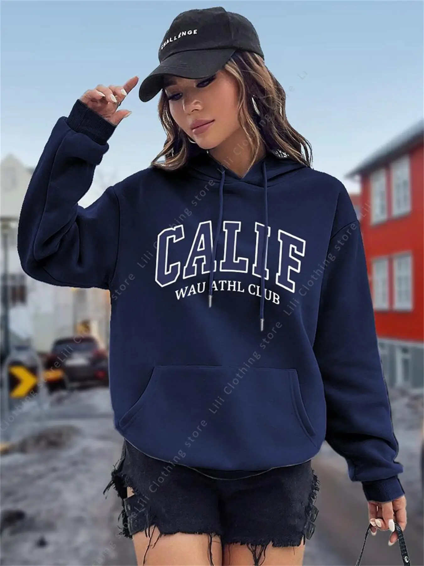 Damskie bluzy z kapturem Y2K K – Winter Clothing Drawing recenzja i cena