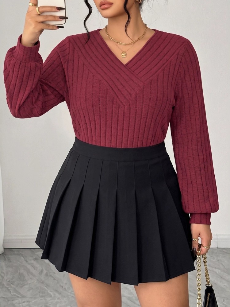 Damski sweter dzianinowy z dłu – Winter Clothing For Plus Size Women recenzja i cena