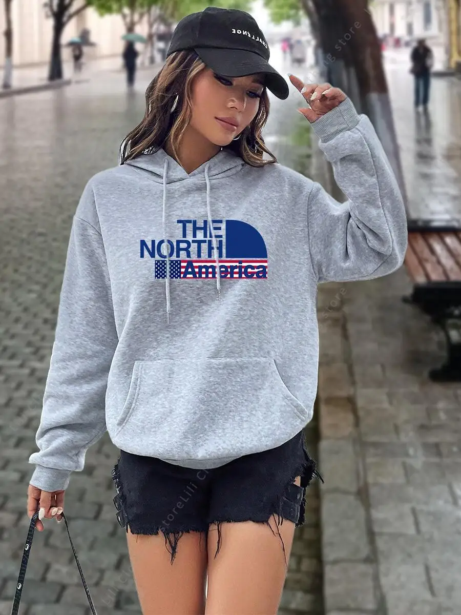 Damskie bluzy z kapturem z gra – Winter Clothing Drawing recenzja i cena