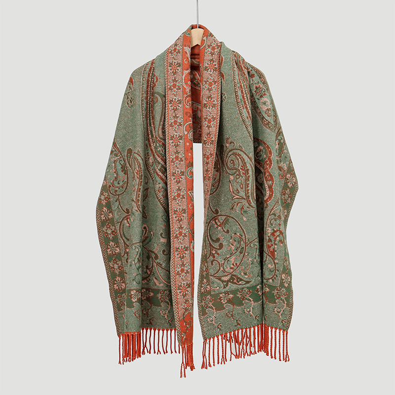 2024 moda w stylu etnicznym ko – Cashmere Scarf Wrap recenzja i cena