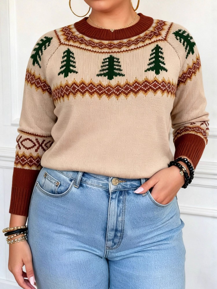 Damski sweter dzianinowy plus  – Winter Clothing For Plus Size Women recenzja i cena