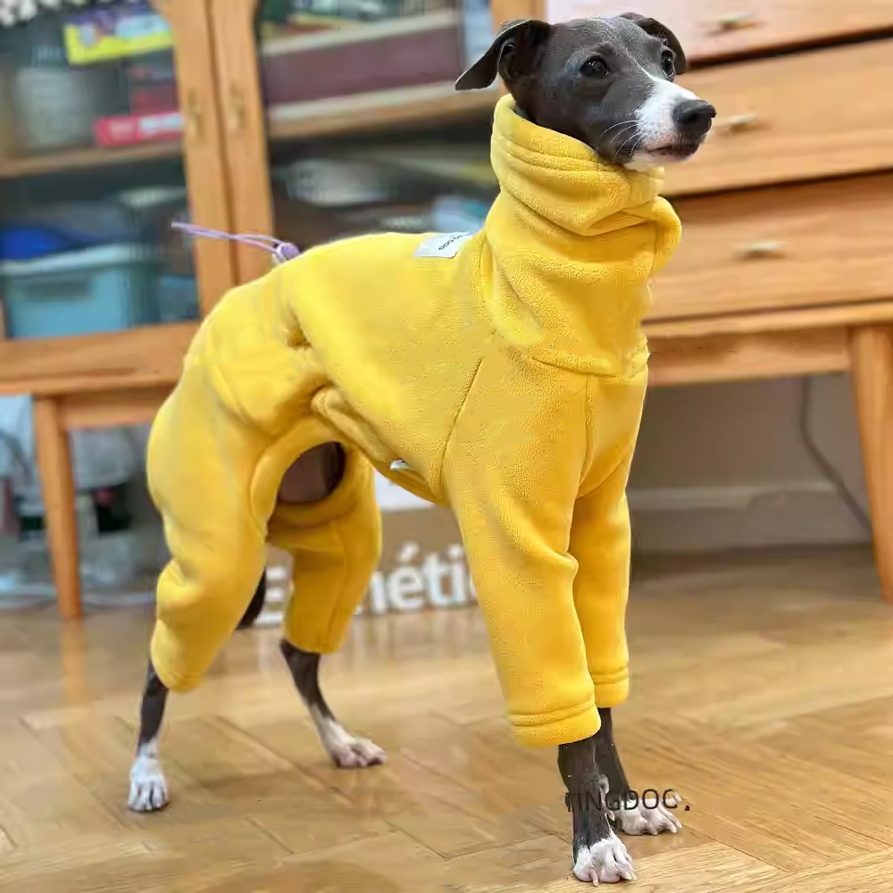 Ciepły żółty sweter z polaru d – Winter Clothing For Dogs recenzja i cena