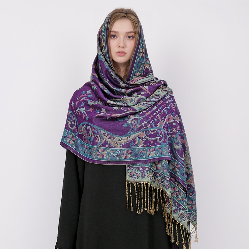Styl etniczny Outdoor Women Re – Cashmere Scarf Wrap recenzja i cena