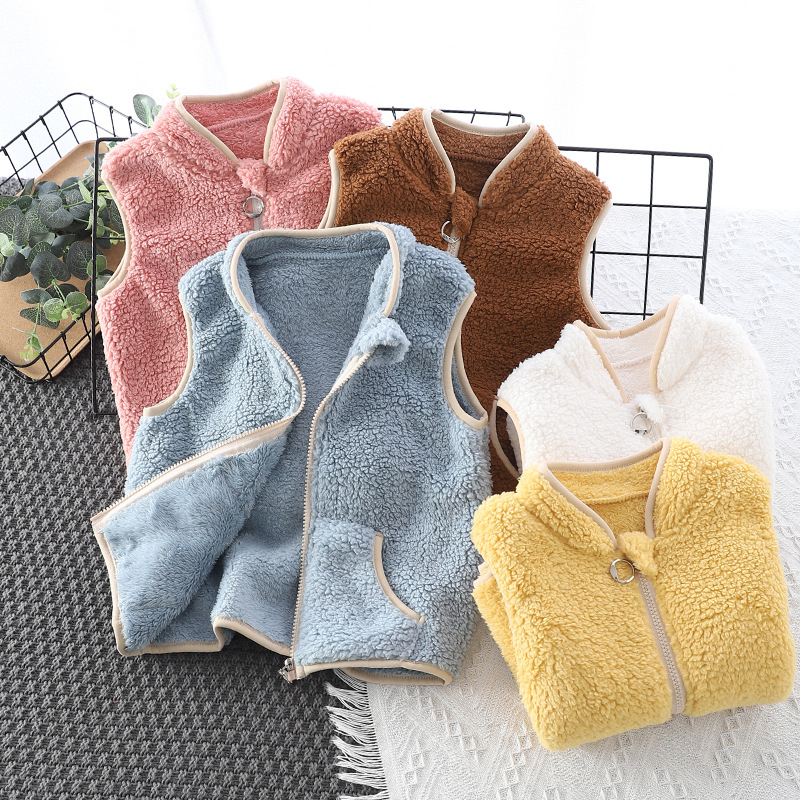 Chłopięca flanelowa kamizelka  – Winter Clothing 1 Year Old recenzja i cena